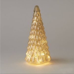 Wondershop 15in Silver Mercury Glass Christmas Tree Decorative Figurine - Target